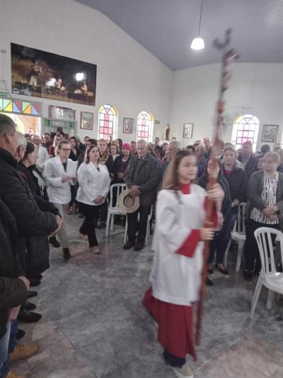 Nova Laranjeiras - Comunidade GuaraÃ­ celebra Nossa Senhora Aparecida (12/10)